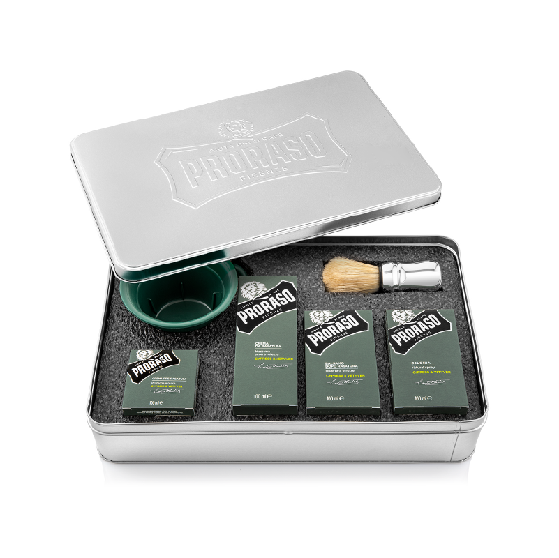 Proraso Shaving Metal Kit Cypress & Vetyver