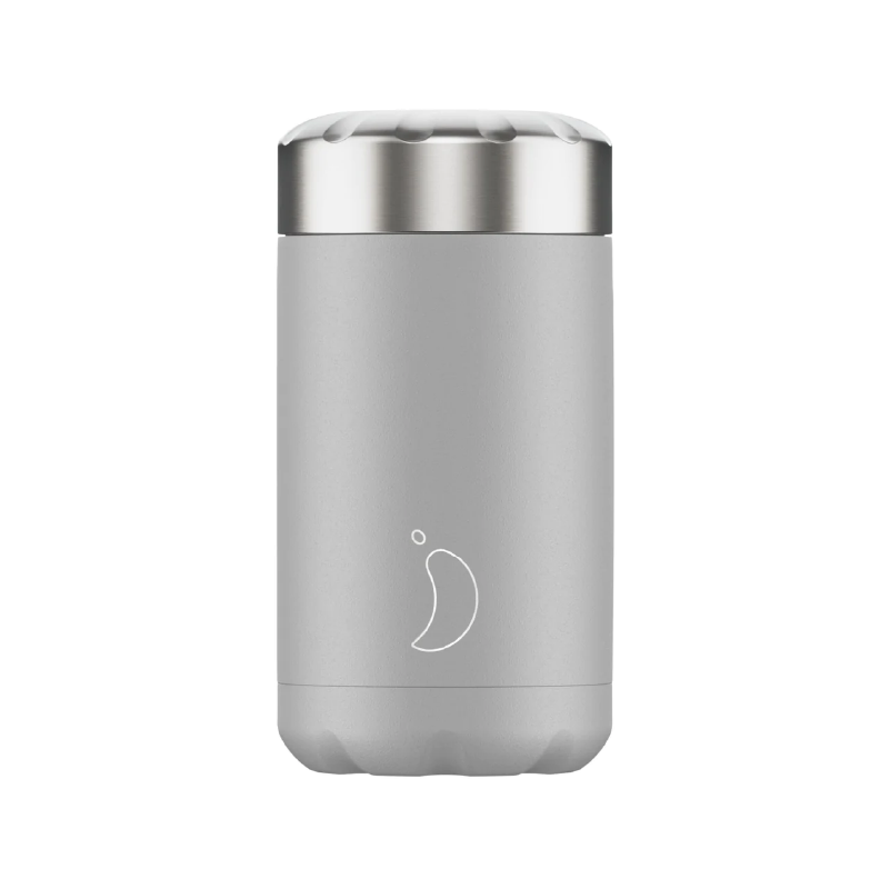 Chilly's Food Pot Mono Light Grey 500ml