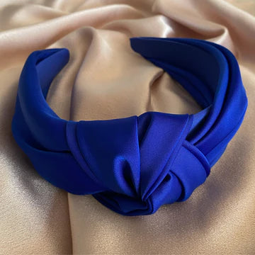 Kika Elle Satin Top Knot Headband