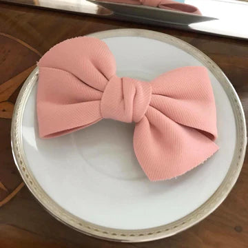 Kika Pink Bow Hair Barrette