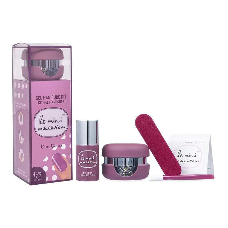 Le Mini Macaron Gel Manicure Kit Rum Raisin