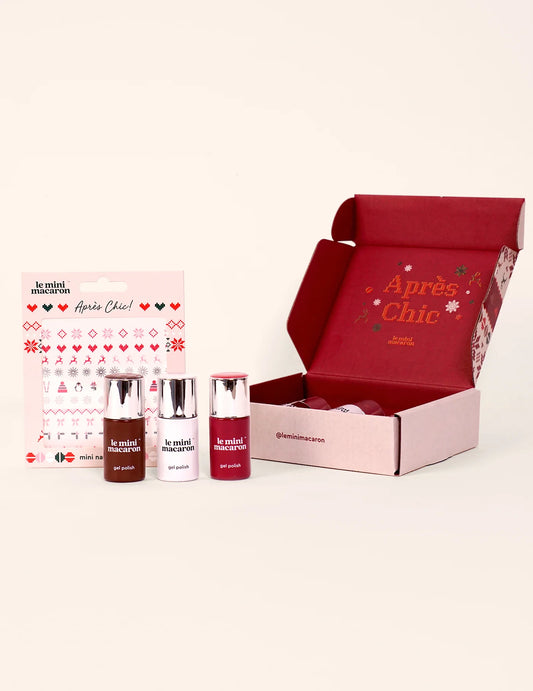 Le Mini Macaron Gel Polish Set: Apres Chic Box