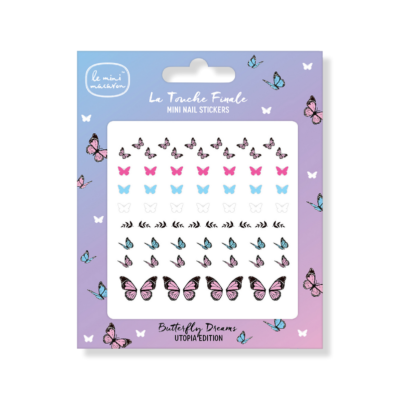Le Mini Macaron Nail Stickers Butterfly Dreams Utopia Edition