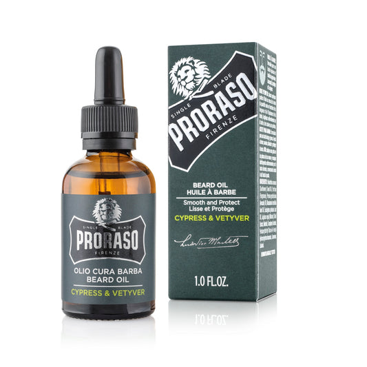 Proraso Beard Oil Cypress & Vetyver, 30ml