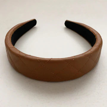 Kika Alessandra Faux Leather Headband