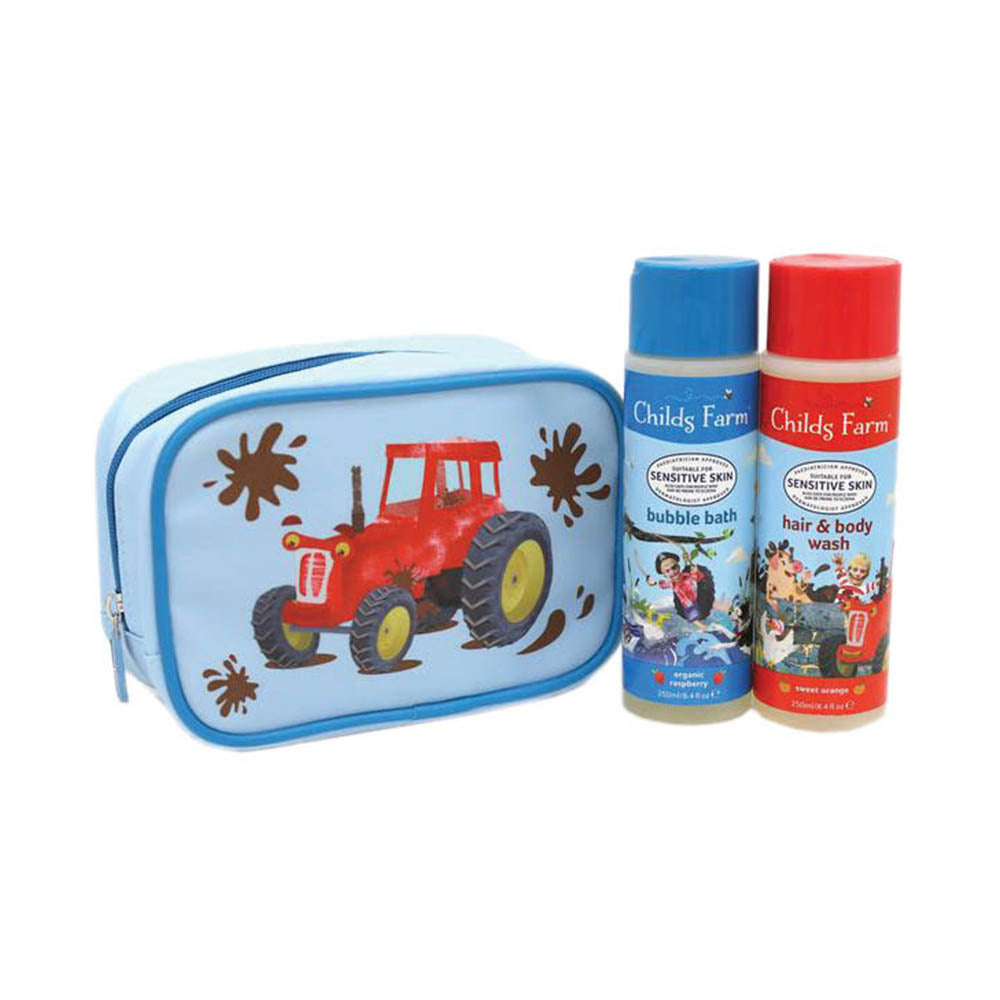 Childs Farm Tractor Filled Wash Bag 1