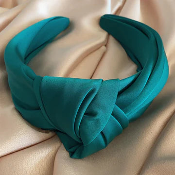 Kika Elle Satin Top Knot Headband