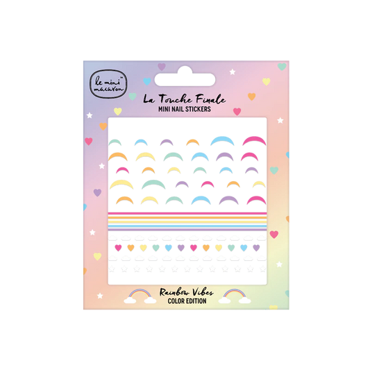 Le Mini Macaron Nail Stickers Rainbow Vibes Colour Edition
