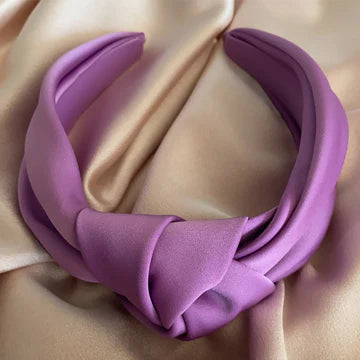 Kika Elle Satin Top Knot Headband