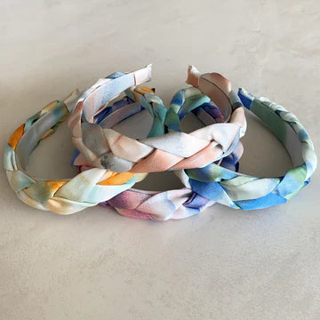 Kika Tie-Dye Braided Headbands